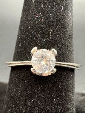 Solitaire CZ Ring